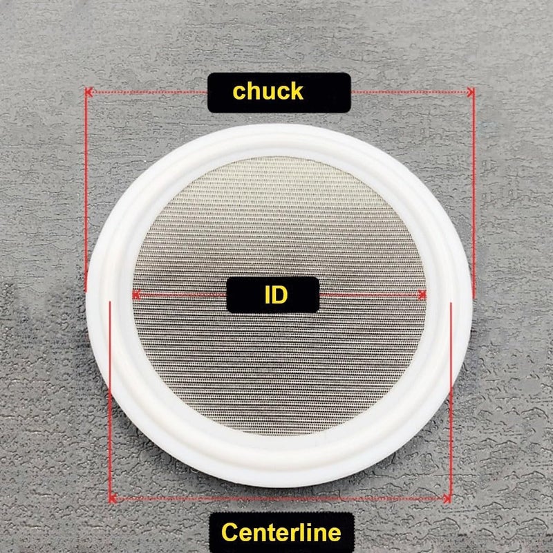2 5 Inch Tri Clamp PTFE Screen Filter Gasket 304 Stainless Steel 120 Mesh For Food Beverage Pharma - Image 2